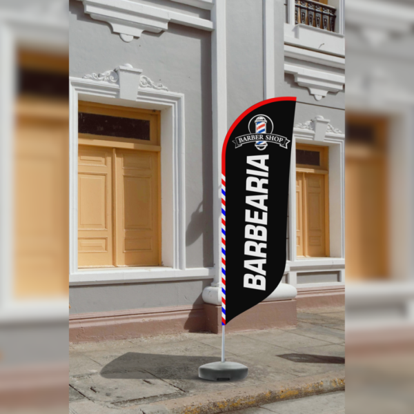 Wind Banner para Barbearia