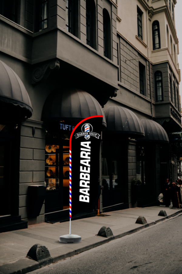 Wind banner Barbearia