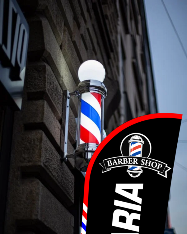 Wind banner Barbearia